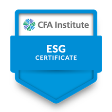 ESG certificate badge