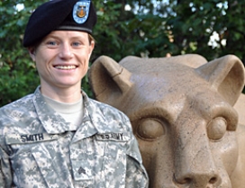 Maggie Smith, part-time student, active-duty soldier