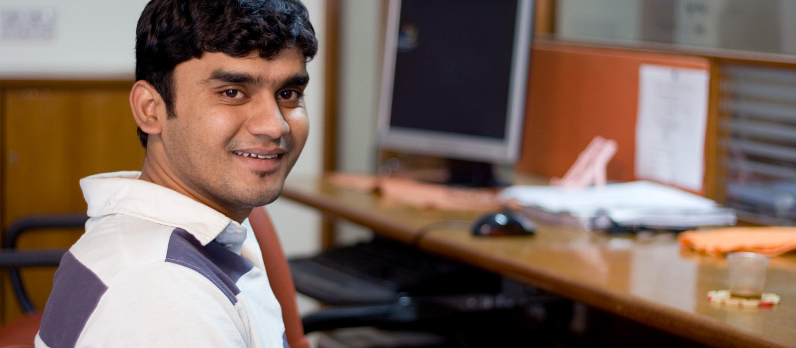 IST student at a lab