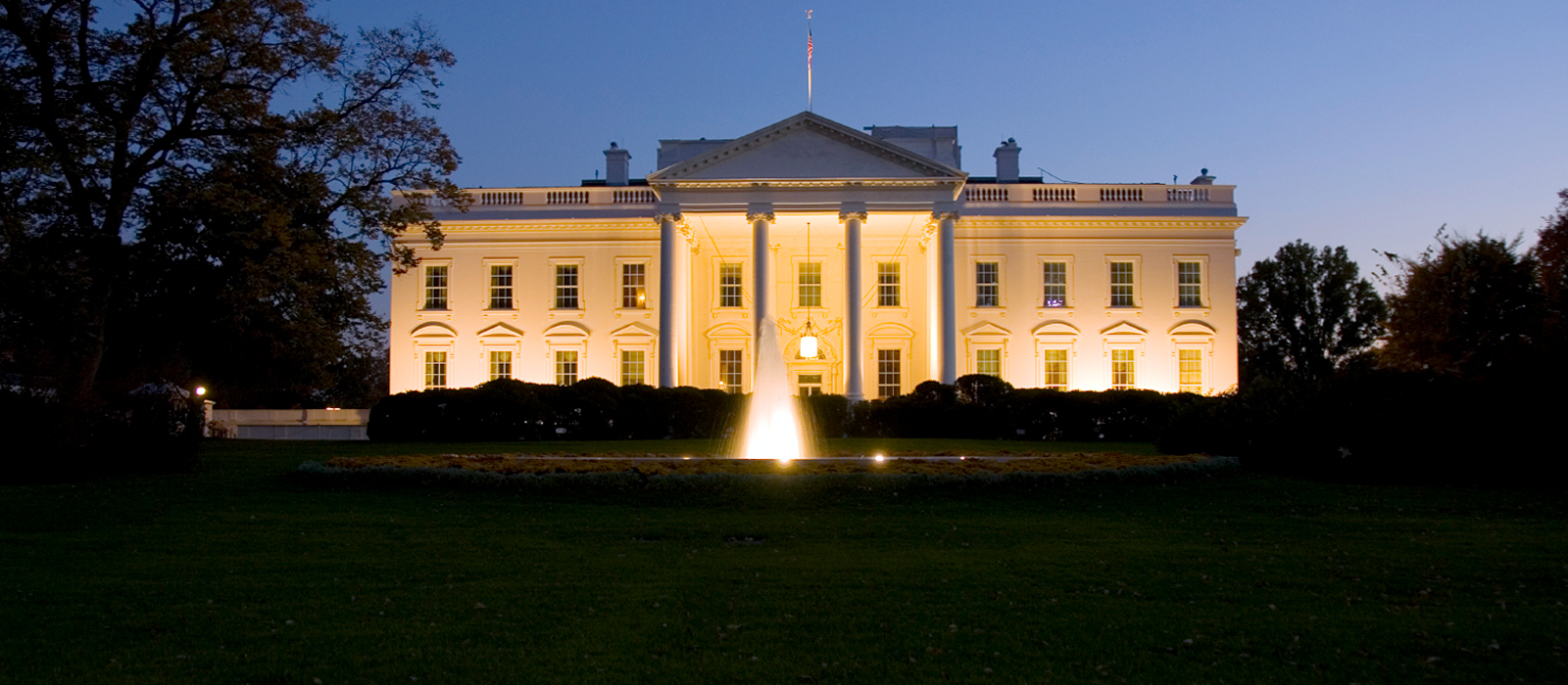 Night view of government building