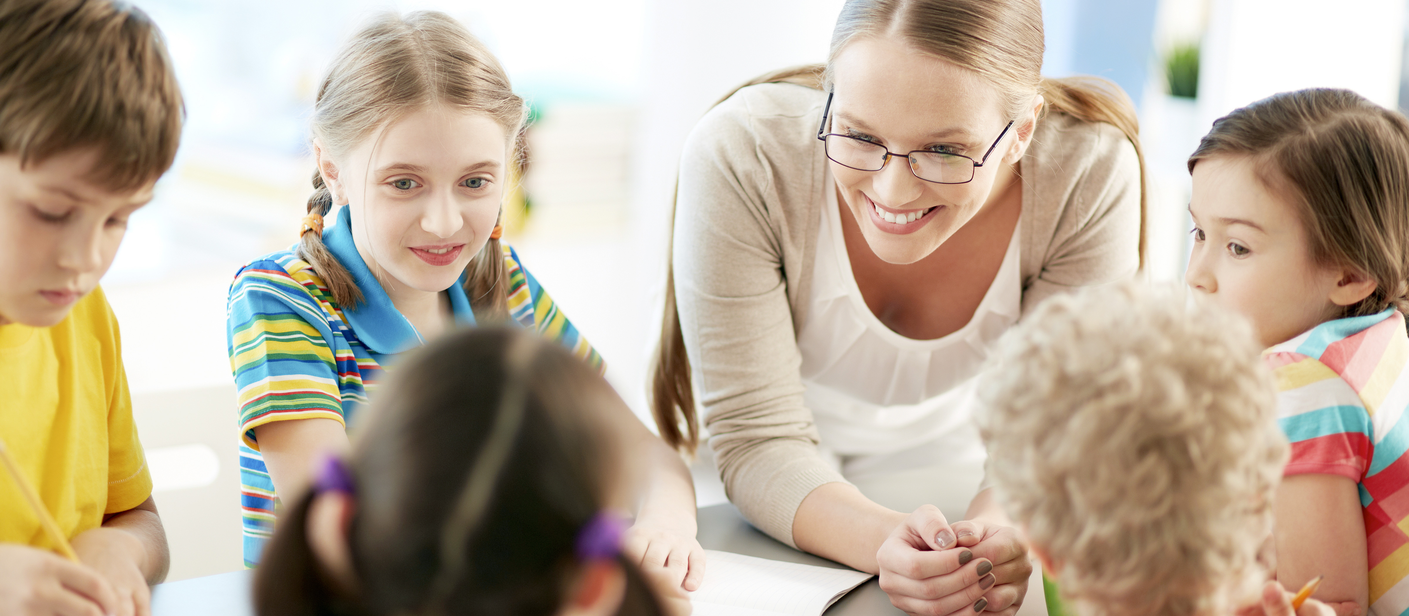 Special Education students with teacher