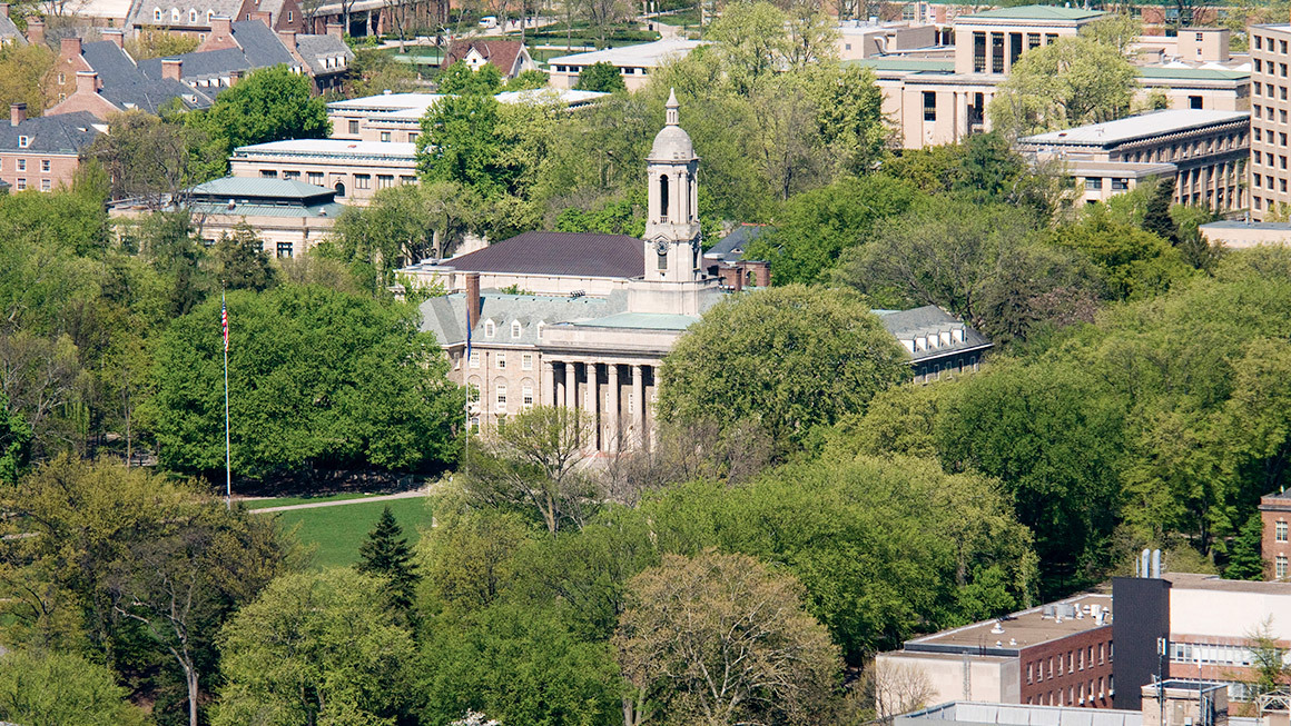 campus from above