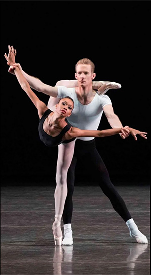 Lars Nelson does ballet with a female partner