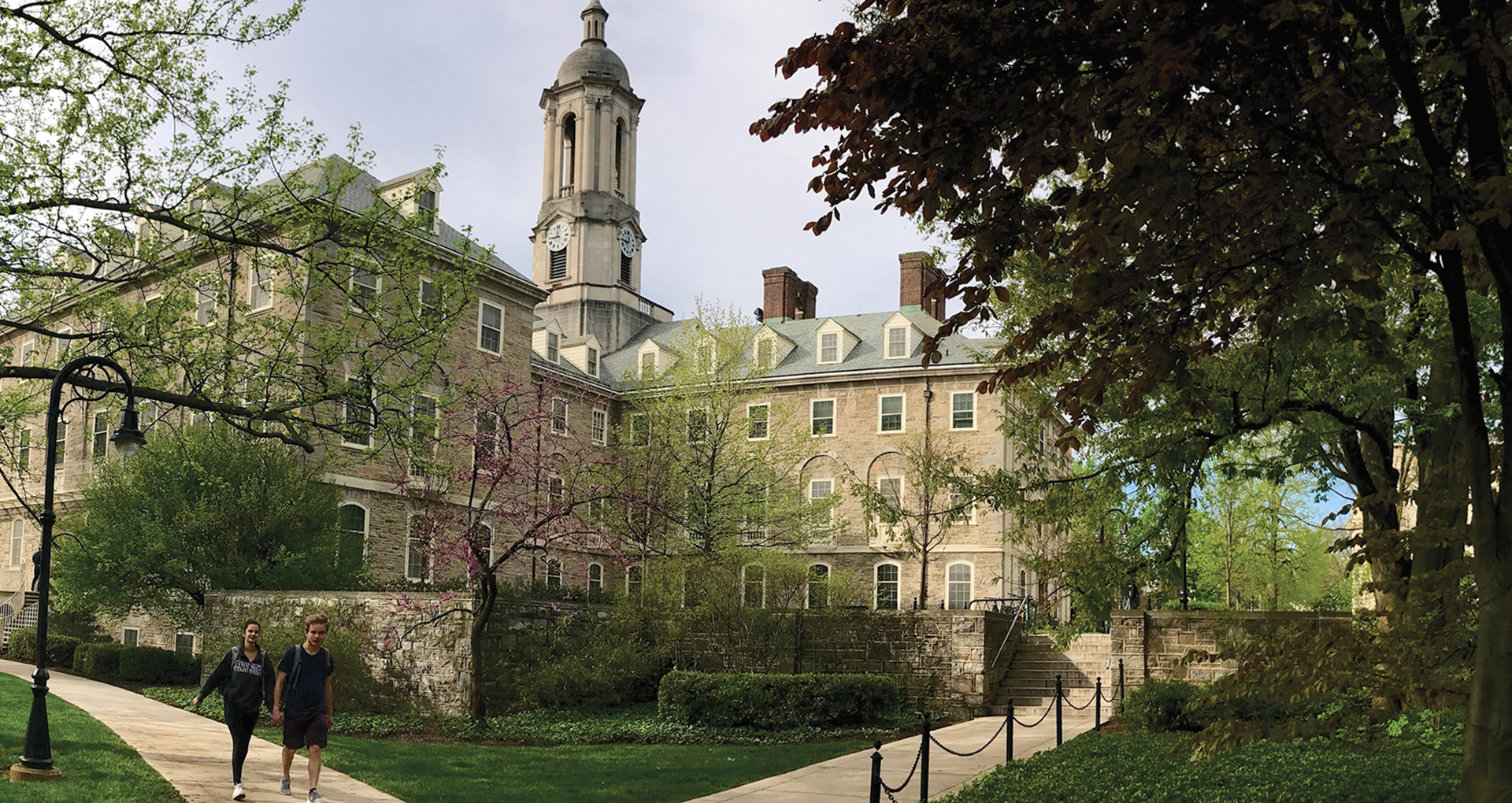 An image of the Old Main building at Penn State