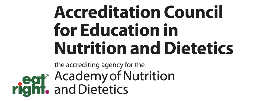 Accreditation Council for Education in Nutrition and Dietetics logo