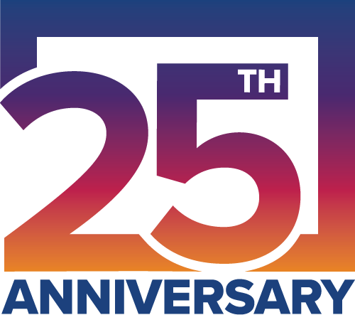 Penn State World Campus 25th anniversary decal - A leader in online learning since 1998.