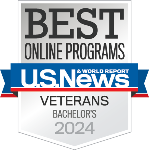 US News and World Report veterans bachelor's badge