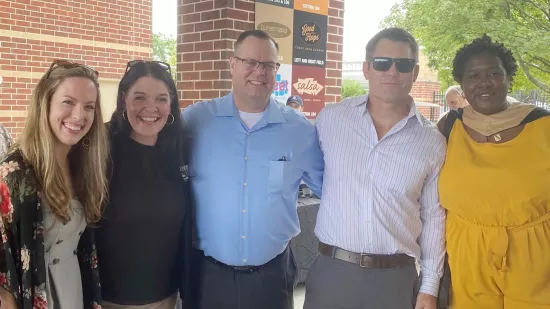 Five graduating MBA students
