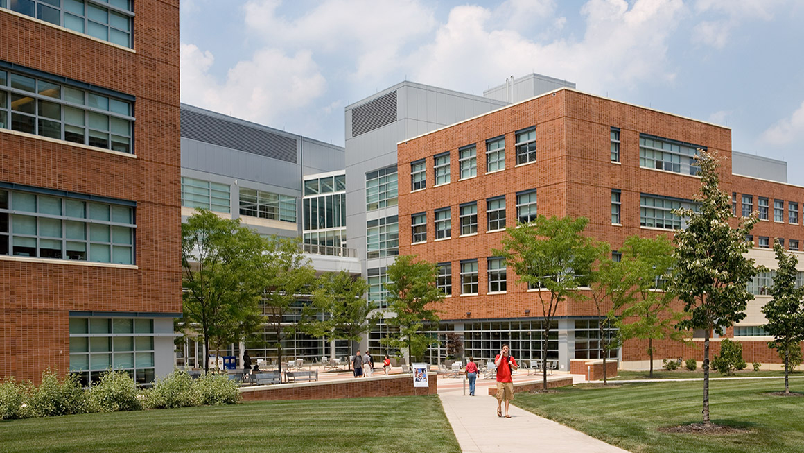 This is a photography of the Business Building at Penn State.